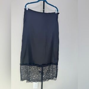 House of Harlow 1960 Black Lace Pencil Skirt Fairy Whimisigoth